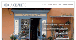 Desktop Screenshot of la-cigaliere.fr