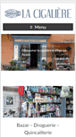 Mobile Screenshot of la-cigaliere.fr